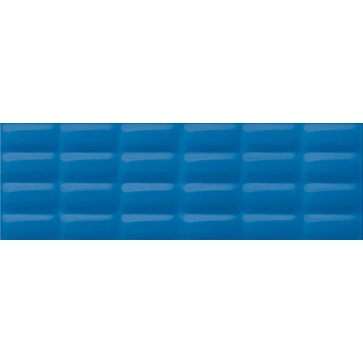 Плитка настенная VIVID COLOURS Blue Glossy Pillow Structure VVD-WTU041 (Mei)